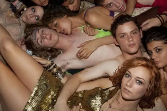 Skins, living up to its title in a promo shot